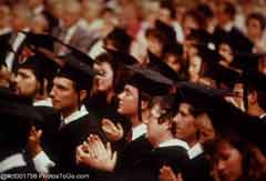 A group of graduates; Actual size=240 pixels wide